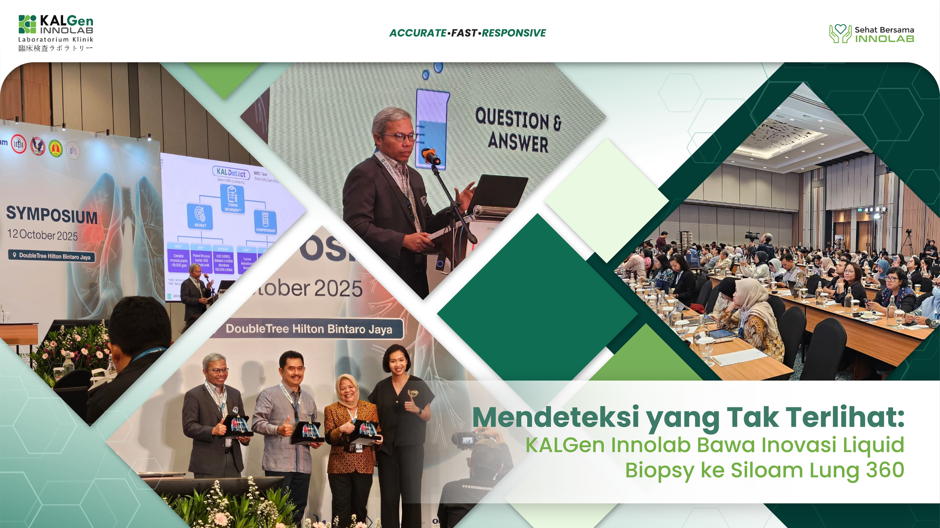  Mendeteksi yang Tak Terlihat: KALGen Innolab Bawa Inovasi Liquid Biopsy ke Siloam Lung 360 